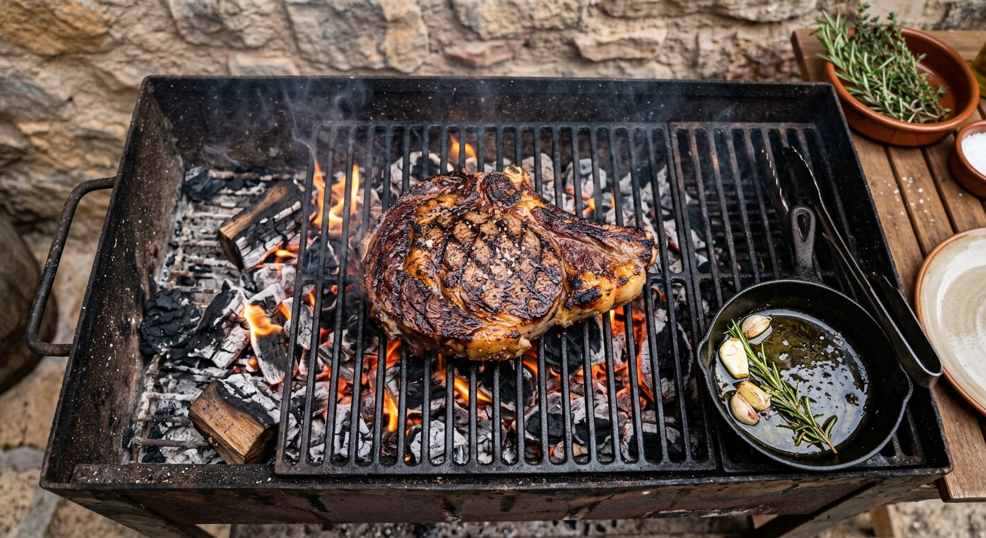 Chuletón a la brasa