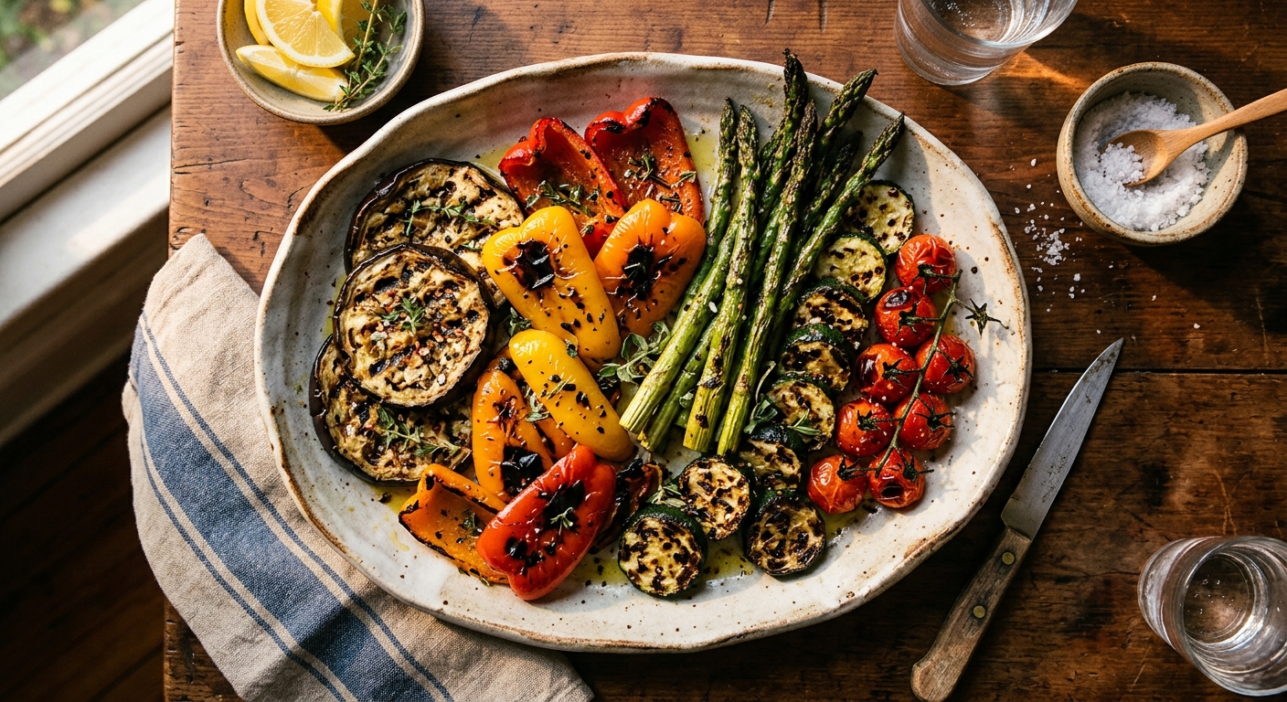Verduras a la brasa
